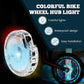 🌃 Illuminez la nuit 🚴 Lumière de moyeu de roue de vélo colorée