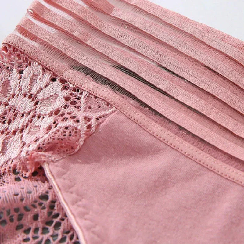 Culottes Sexy en Dentelle Fleurie pour Femme