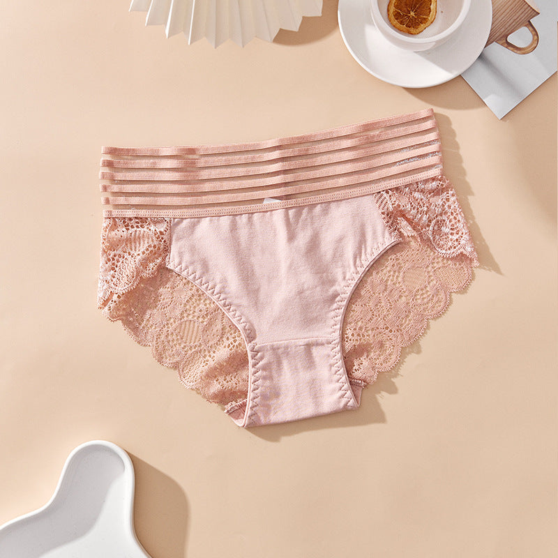 Culottes Sexy en Dentelle Fleurie pour Femme
