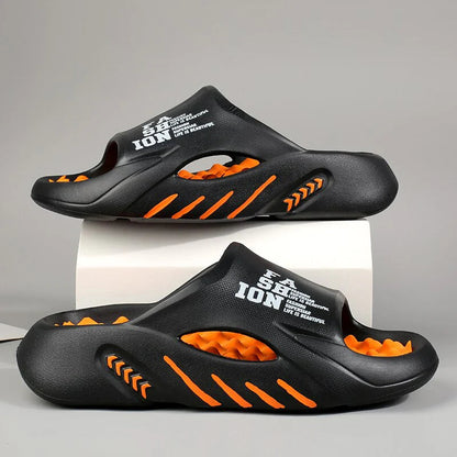 Chaussons de Massage Stylés avec Soutien de la Voûte Plantaire pour l'Extérieur