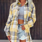 Chemise à Carreaux Ample à Manches Longues pour Femme