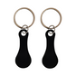 2 Porte-clés Jetons de Caddie en Acier Inoxydable (Lot de 2)