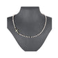 Collier de Perles de Culture en Croix Élégant pour Femmes