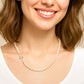Collier de Perles de Culture en Croix Élégant pour Femmes