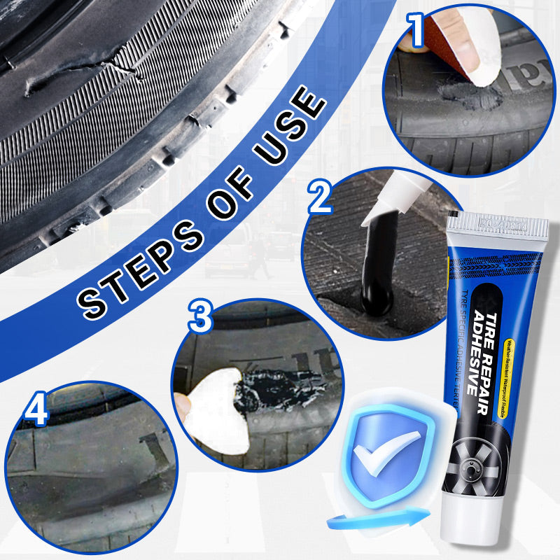 🎁 Achetez 2, obtenez 1 gratuit ! 🔧🚗 Adhésif de réparation de pneus – Flexible, imperméable et résistant aux intempéries