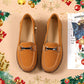 [Cadeau pour Femme] Mocassins pour Femmes - Chaussures Plates Confortables à Enfiler