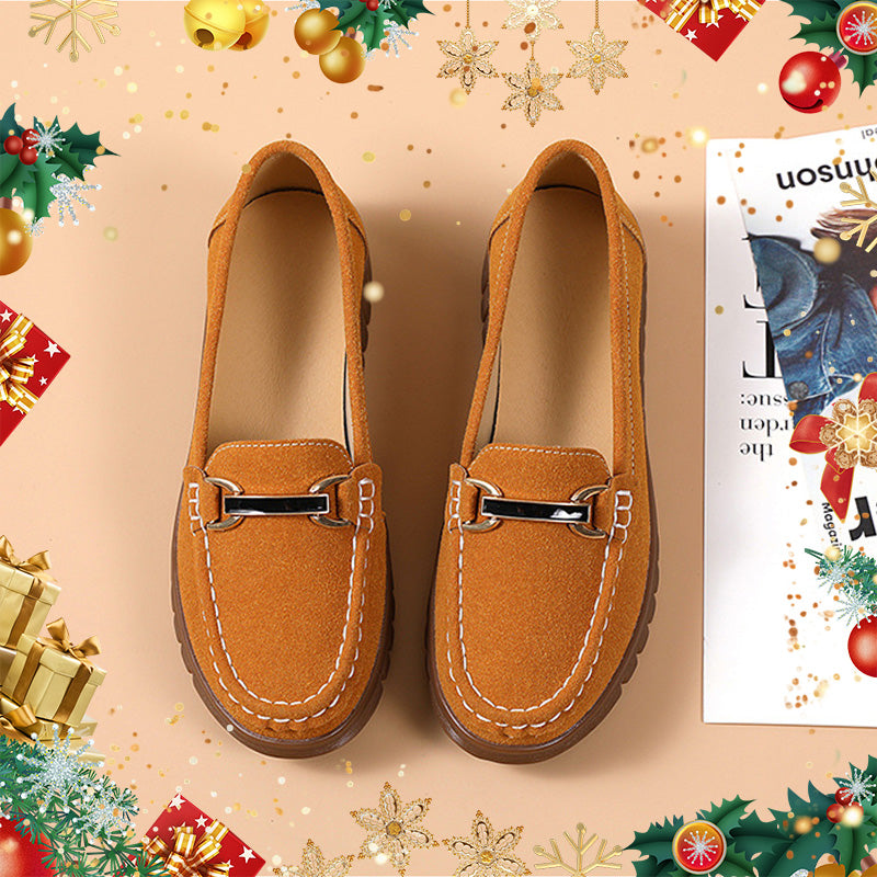[Cadeau pour Femme] Mocassins pour Femmes - Chaussures Plates Confortables à Enfiler