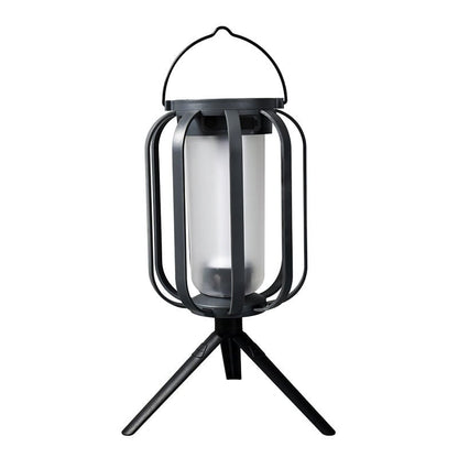 Lampe d'extérieur en forme de lanterne solaire avec 4 modes d'éclairage