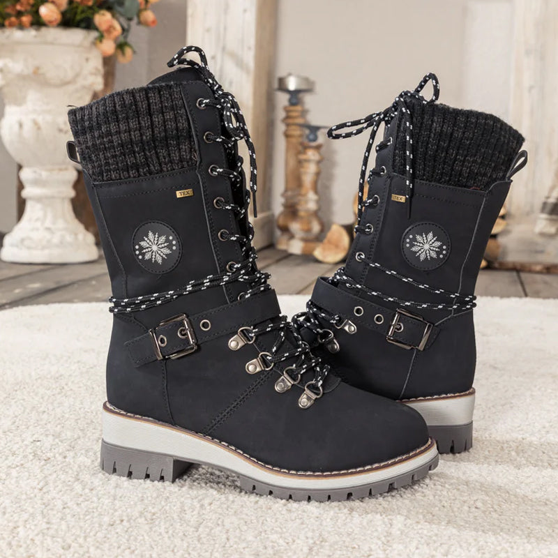 🎁 Soldes Chaudes 49% OFF🔥 Bottes de Neige Montantes Imperméables pour Femme 👢