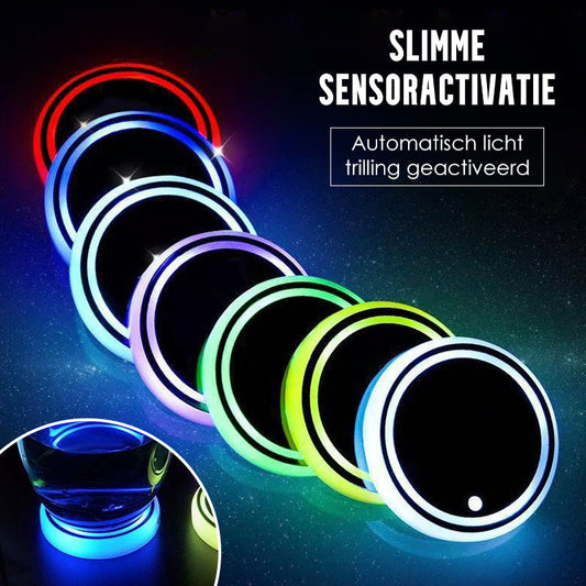 Auto Sous-verre Étanche à 7 Couleurs Changeantes