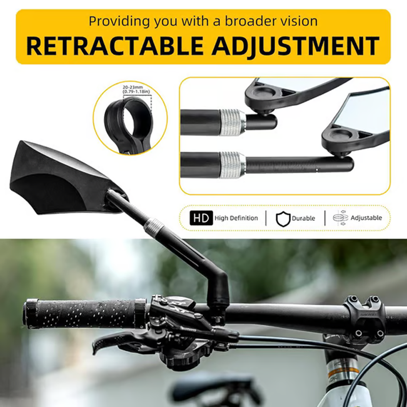 ⏳Spécial à durée limitée⏰Rétroviseur de vélo à guidon réglable à 360°🚵‍♂️