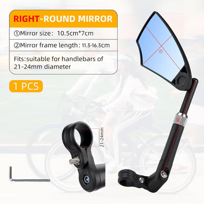 ⏳Spécial à durée limitée⏰Rétroviseur de vélo à guidon réglable à 360°🚵‍♂️