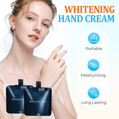 Crème hydratante blanchissante longue durée pour les mains, format portable