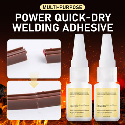 ⏳Spécial à durée limitée⏰Adhésif de Soudage Polyvalent à Séchage Rapide - Fixation Haute Résistance pour Métal/Plastique/Bois, Sans Outils 🛠️✨