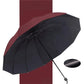 ☔ Parapluie Grand Format 12 Baleines Pliable et Anti-Vent - Protection Ultime !