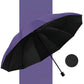 ☔ Parapluie Grand Format 12 Baleines Pliable et Anti-Vent - Protection Ultime !