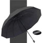 ☔ Parapluie Grand Format 12 Baleines Pliable et Anti-Vent - Protection Ultime !