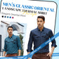 Chemise Thermique Classique pour Homme avec Paysage Oriental