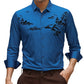 Chemise Thermique Classique pour Homme avec Paysage Oriental