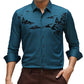 Chemise Thermique Classique pour Homme avec Paysage Oriental