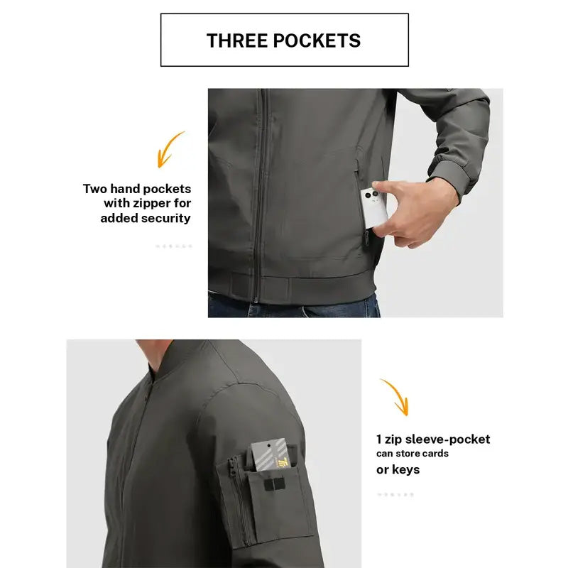 Veste bomber légère pour homme