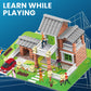 Ensemble de jeu de construction simulation DIY 214 pièces pour enfants