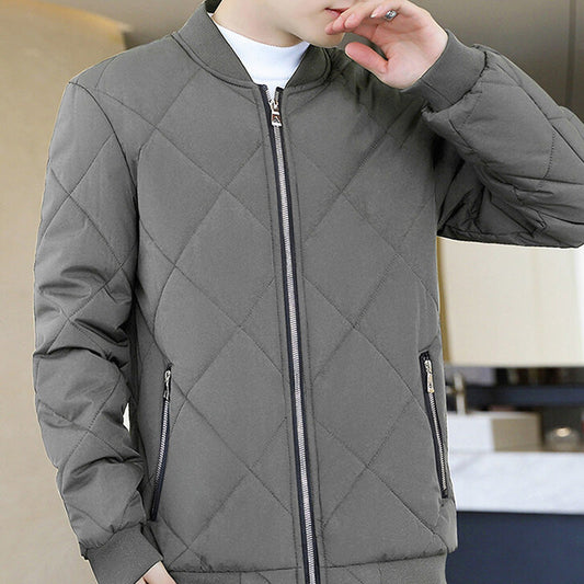 Veste Homme Rembourrée en Peluche Chaude