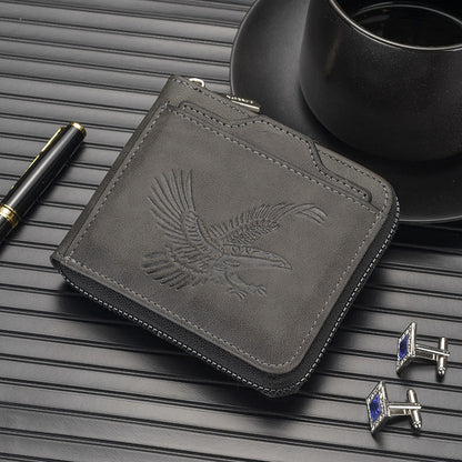 🔥2025 Hot Sale🔥Men's Eagle Embossed Wallet