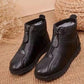 👢50 % ! ❄️ Bottines d'hiver à fermeture éclair pour femmes — chaudes, stylées et confortables pour les journées froides ✨