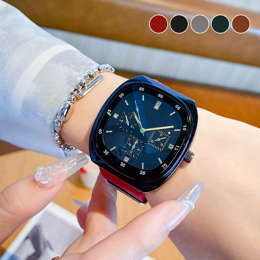 📢📢60 % de réduction ! ✨ Sélection Hiver : Montre Quartz 42 mm au Design Épuré & Respirant