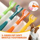 🐾 Brosse à dents pour animaux à poils doux – 3 faces (1 achetée = 1 offerte)