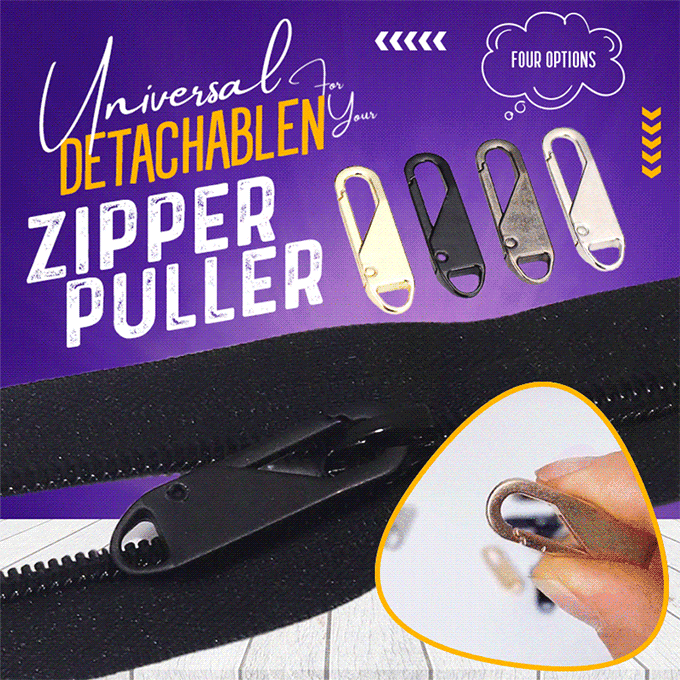 🛠️ 50% DE RÉDUCTION ! ✨ Tirette Universelle pour Fermeture Éclair (8PCS) - Design Détachable et Personnalisable, Installation Facile sans Outils 🔗📦