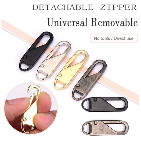 🛠️ 50% DE RÉDUCTION ! ✨ Tirette Universelle pour Fermeture Éclair (8PCS) - Design Détachable et Personnalisable, Installation Facile sans Outils 🔗📦