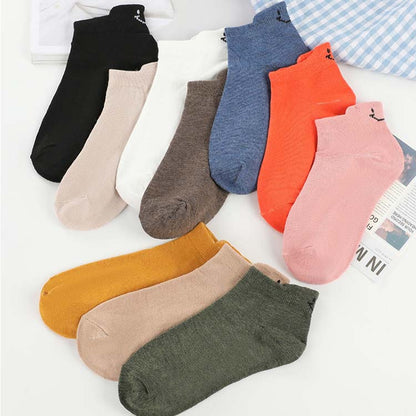 Chaussettes brodées 4 Seasons Cartoon Smiling Face