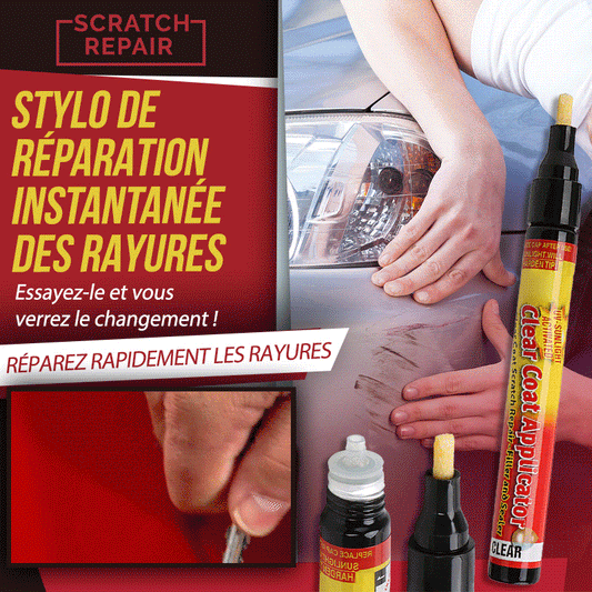 🚗 1 ACHETÉ = 1 OFFERT ! ✨ Stylo Réparateur Rayures - Comble Défauts en 60s 🛠️📦