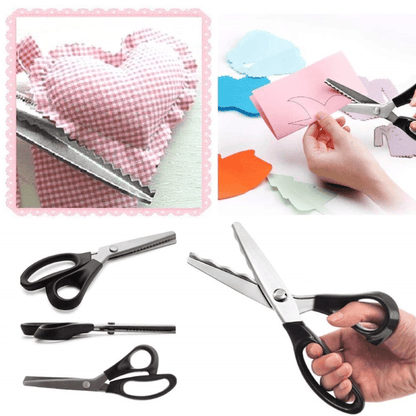 ✂️ 50% DE RÉDUCTION! ✨ Ciseaux de Couture Dentelés DIY – Précis et Faciles à Utiliser 🌟
