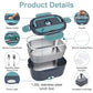 🍱 60% DE RÉDUCTION ! 🔌 Ensemble Portable 2-en-1 pour Boîte à Lunch – Double Tension, 7 Pièces & Chauffage/Réfrigération Rapide ⚡
