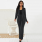 Ensemble 2 Pièces Femme - Blazer Uni et Pantalon d'Affaires