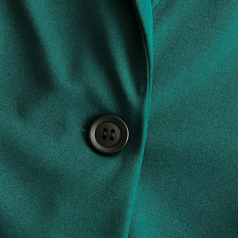 Ensemble 2 Pièces Femme - Blazer Uni et Pantalon d'Affaires