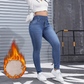 🌸 OFFRE LIMITÉE –50% ! ✨ Jeans décontractés chauds pour femmes