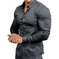 🔥DERNIER JOUR DE SOLDES -66%🔥Chemise boutonnée à manches longues et revers de couleur unie pour homme, quatre saisons, de haute qualité