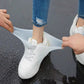 ☔ PROMO LIMITÉE 🎁 1 ACHETÉ = 1 OFFERT ! Couvre-Chaussures Imperméables Latex – Antidérapant, Pliable Poche, Réutilisable · M EU 34-40 / L EU 41-47 · 5 Coloris 💥