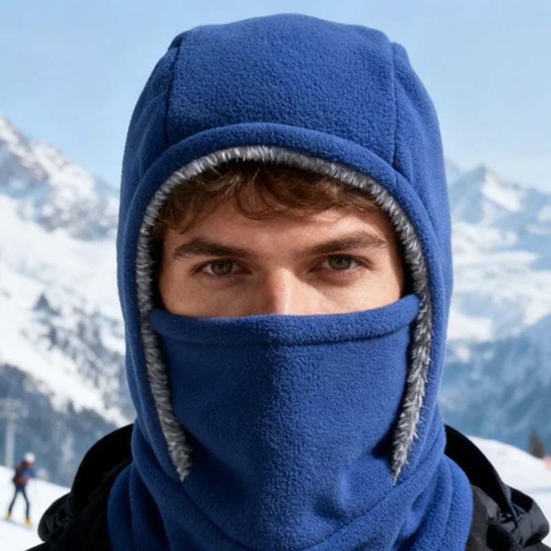 🧣 49% DE RÉDUCTION! ✨ Cagoule Unisexe Coupe-Vent - Matière Polaire Respirante avec Protection Visage Intégrale pour Sports d'Hiver ❄️🔒