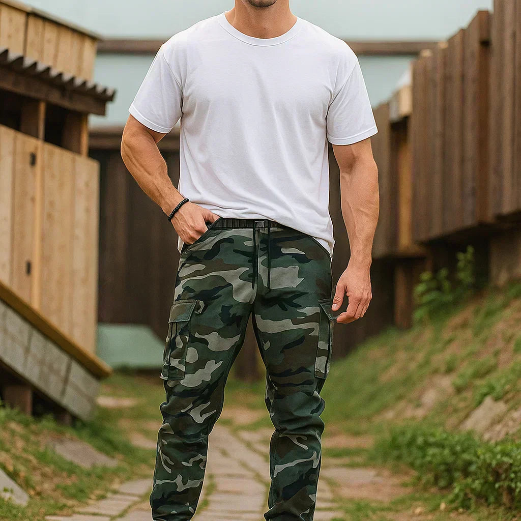 👖 Pantalon de travail tactique robuste – 💪 Nylon-coton durable | 🔧 Multi-poches | 🌲 Prêt pour l'extérieur et le travail