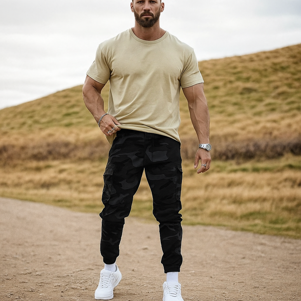 👖 Pantalon de travail tactique robuste – 💪 Nylon-coton durable | 🔧 Multi-poches | 🌲 Prêt pour l'extérieur et le travail