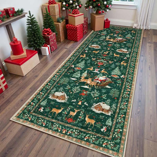 🎅 Offre spéciale Noël ⏳ - Tapis de Noël doux et antidérapant