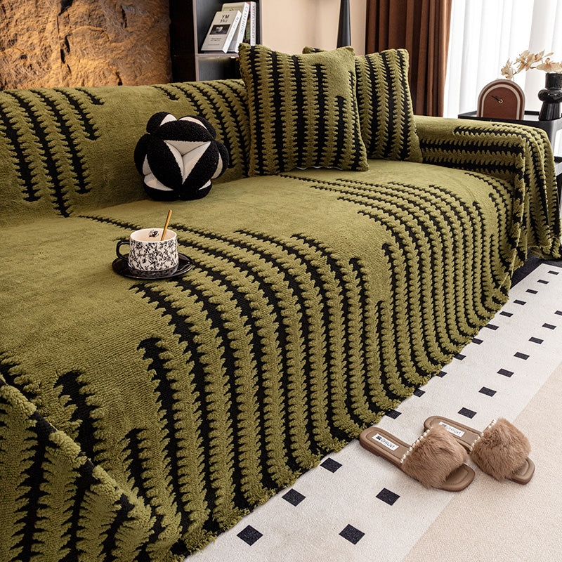 ✨Housse de canapé douce et antidérapante en peluche