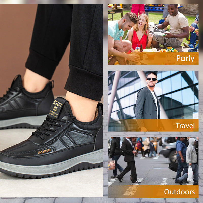Chaussures pour homme confortables et chaudes : Imperméables et antidérapantes