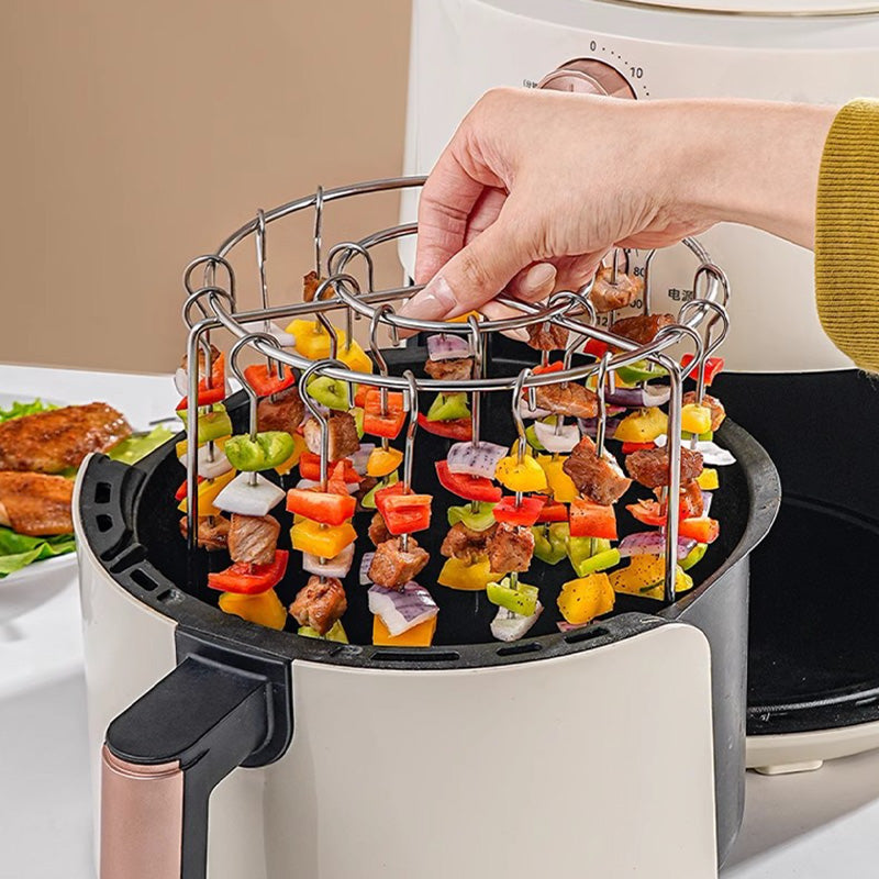 Ensemble de grilles de cuisson multifonction en acier inoxydable 316 pour friteuse à air chaud