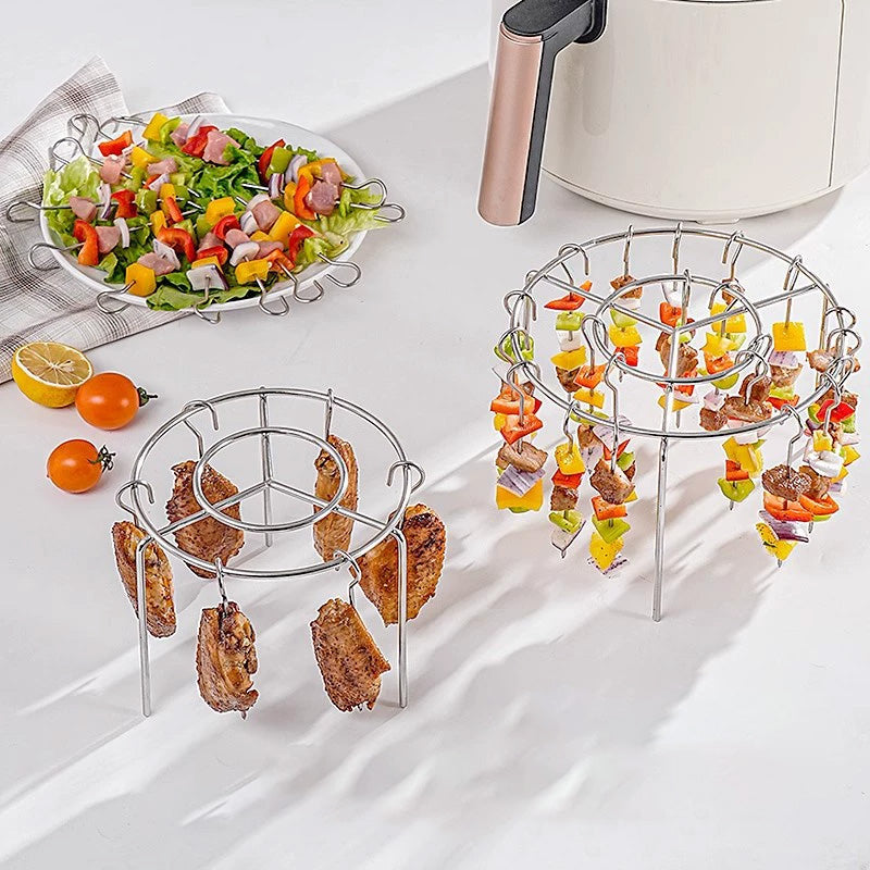 Ensemble de grilles de cuisson multifonction en acier inoxydable 316 pour friteuse à air chaud